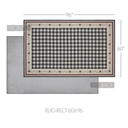 Pip Vinestar Polyester Rug Rect 60x96