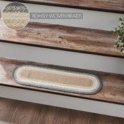 Finders Keepers Jute Stair Tread Oval Latex 8.5x27