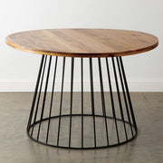 Industrial Iron and Wood Table