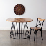 Industrial Iron and Wood Table