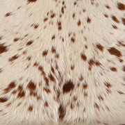 Western Cowhide Iron Bench