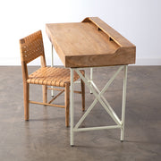 Modern Desk with Leather Chair