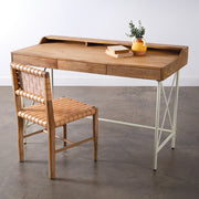 Modern Desk with Leather Chair