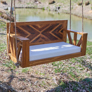Chevron Petite Porch Swing