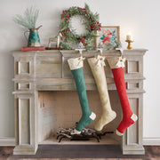 Heirloom Extra Long Christmas Stocking - Natural