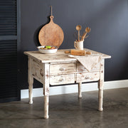 Rustic Kitchen Prep Table