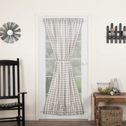 Annie Buffalo Grey Check Door Panel 72x40