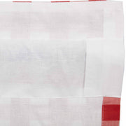 Annie Buffalo Red Check Ruffled Swag Set of 2 36x36x16