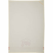Sawyer Mill Red Tractor Muslin Unbleached Natural Tea Towel 19x28