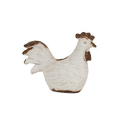 Set of Four Black and White Farm Animal Polyresin Tabletop Candleholders