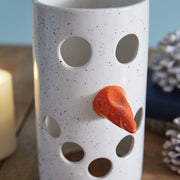 Ceramic Snowman Luminary