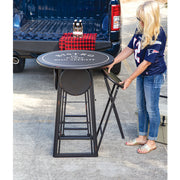 Bistro Folding Metal Table with Four Stools