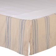 Farmer's Market Grain Sack Stripe King Bed Skirt 78x80x16