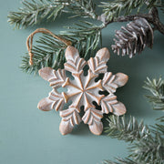 Resin Snowflake Ornament - Box of 4