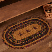 Heritage Farms Star and Pip Jute Rug Oval w/ Pad 20x30