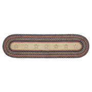 Colonial Star Jute Oval Runner 13x48