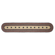 Colonial Star Jute Oval Runner 13x72