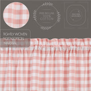 Annie Buffalo Coral Check Swag Set of 2 36x36x16