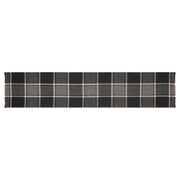Eston Black Tan Plaid Runner 12x60