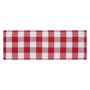Annie Red Check Runner 12x36