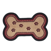 Connell Medium Bone Rug Stencil Paws 15x23