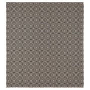 Custom House Black Tan Jacquard King Coverlet 106Wx97L