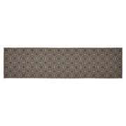 Custom House Black Tan Jacquard Runner 12x48