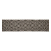 Custom House Black Tan Jacquard Runner 12x48