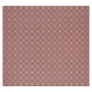 Custom House Burgundy Tan Jacquard King Coverlet 106Wx97L