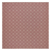 Custom House Burgundy Tan Jacquard Queen Coverlet 94Wx94L