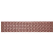 Custom House Burgundy Tan Jacquard Runner 12x60