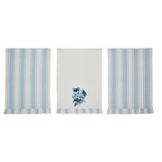 Finders Keepers Hydrangea Ruffled Tea Towel Set of 3 19x28