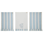 Finders Keepers Hydrangea Ruffled Tea Towel Set of 3 19x28