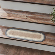 Finders Keepers Jute Stair Tread Oval Latex 8.5x27