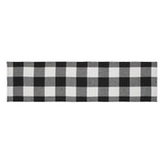 Annie Buffalo Check Black Runner 12x48