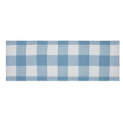 Annie Buffalo Check Blue Runner 12x36