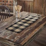 Black Check Runner 12x36