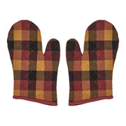 Heritage Farms Primitive Check Oven Mitt Set of 2