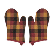 Heritage Farms Primitive Check Oven Mitt Set of 2