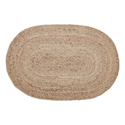 Natural Jute Rug Oval 24x36