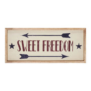 Sweet Freedom Wooden Sign 7x16