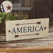 America Red Arrows Wooden Sign 16x7