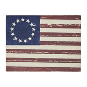 Colonial Flag Wooden Sign 6x8x1.5