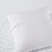 Waffle Weave White Euro Shams (Set of 2), 26x26 - Farmhouse Boho Decorative Pillow Covers