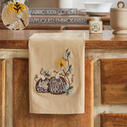 Autumn Pumpkin Patch Tea Towel 19x28