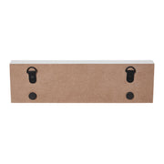 Let It Snow Plaid Block Sign 3x10
