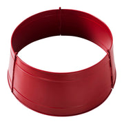 Christmas Tree Collar Metal Barn Red 8x20x20