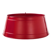 Christmas Tree Collar Metal Barn Red 8x20x20