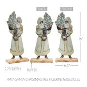 Pipka Santa Christmas Tree Figurine 16x6.5x2.75