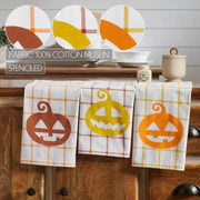 Country Halloween Tea Towel Set of 3 19x28